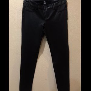 Celebrity pink leather pants